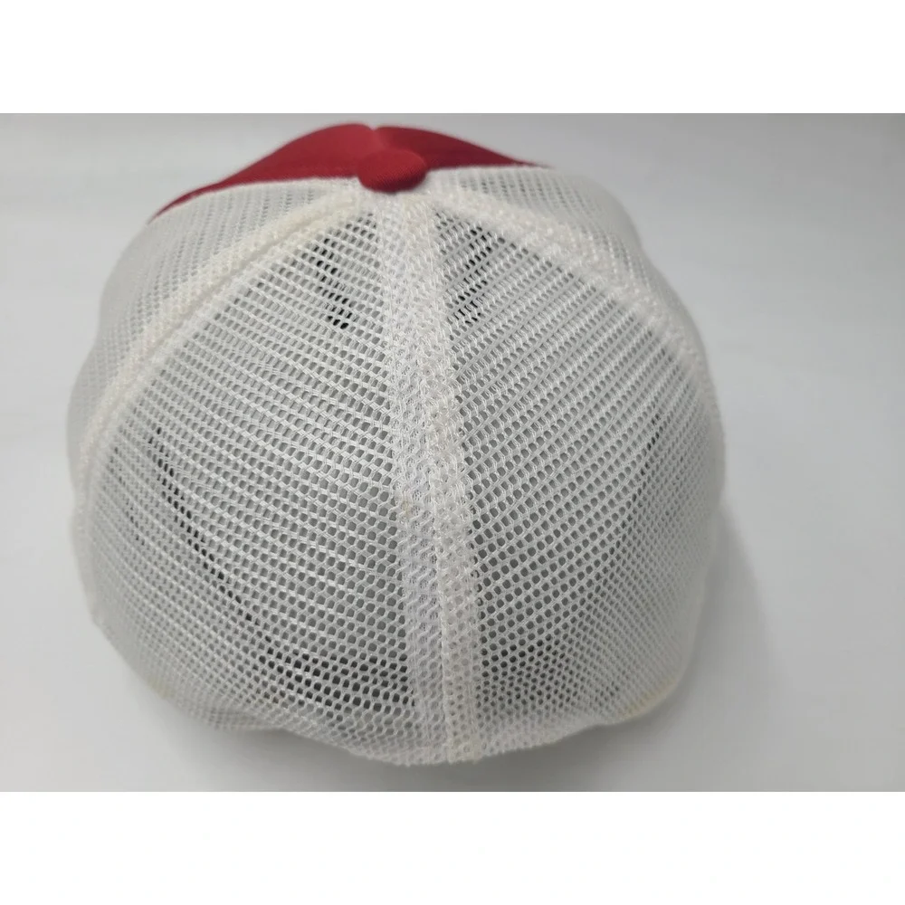 Vintage Ohio State University Buckeyes Mesh‎ Trucker Snapback Hat Cap NCAA Red